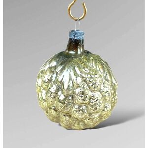 Vintage Mercury Glass Walnut Christmas Ornament‎ Classic!